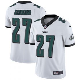 Wholesale Cheap Nike Eagles #27 Malcolm Jenkins White Men\'s Stitched NFL Vapor Untouchable Limited Jersey