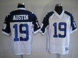 Wholesale Cheap Cowboys #19 Miles Austin White Thanksgiving Stitched Throwback NFL Jersey