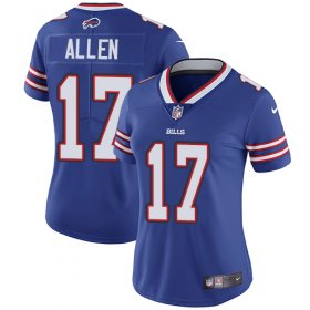 Wholesale Cheap Nike Bills #17 Josh Allen Royal Blue Team Color Women\'s Stitched NFL Vapor Untouchable Limited Jersey