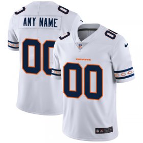 Wholesale Cheap Chicago Bears Custom Nike White Team Logo Vapor Limited NFL Jersey