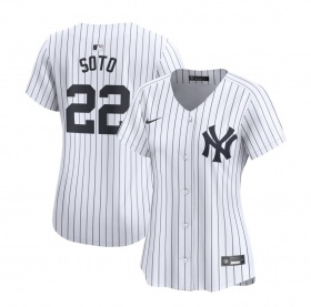 Cheap Women\'s New York Yankees #22 Juan Soto White Cool Base Stitched Baseball Jersey