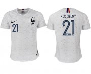 Wholesale Cheap France #21 Koscielny Away Soccer Country Jersey