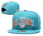 Wholesale Cheap Dolphins Team Logo Aqua 1966 Anniversary Adjustable Hat YD