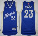 Wholesale Cheap Men's Golden State Warriors #23 Draymond Green Revolution 30 Swingman 2015 Christmas Day Blue Jersey