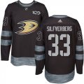 Wholesale Cheap Adidas Ducks #33 Jakob Silfverberg Black 1917-2017 100th Anniversary Stitched NHL Jersey