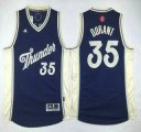 Wholesale Cheap Oklahoma City Thunder #35 Kevin Durant Revolution 30 Swingman 2015 Christmas Day Navy Blue Jersey