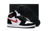 Wholesale Cheap Air Jordan 1 Retro High GS Shoes Black/White-Gym Red