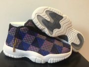 Wholesale Cheap Womens Jordan future Shoes Blue/brown-white