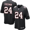 Wholesale Cheap Nike Falcons #24 Devonta Freeman Black Alternate Youth Stitched NFL Elite Jersey