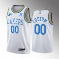 Wholesale Cheap Men's Los Angeles Lakers Customized 2022-23 White Classic Edition Stitched Basketball Jersey