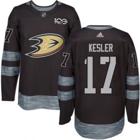 Wholesale Cheap Adidas Ducks #17 Ryan Kesler Black 1917-2017 100th Anniversary Stitched NHL Jersey