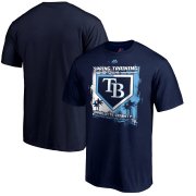 Wholesale Cheap Tampa Bay Rays Majestic 2019 Spring Training Grapefruit League Base on Ball Big & Tall T-Shirt Navy