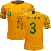 Wholesale Cheap Australia #3 Meredith Home Soccer Country Jersey