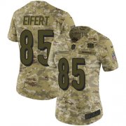 Wholesale Cheap Nike Bengals #85 Tyler Eifert Camo Women's Stitched NFL Limited 2018 Salute to Service Jersey