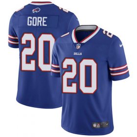 Wholesale Cheap Nike Bills #20 Frank Gore Royal Blue Team Color Men\'s Stitched NFL Vapor Untouchable Limited Jersey