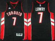 Wholesale Cheap Toronto Raptors #7 Kyle Lowry Revolution 30 Swingman 2014 New Black Jersey