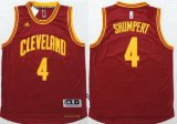 Wholesale Cheap Men's Cleveland Cavaliers #4 Iman Shumpert Revolution 30 Swingman 2014 New Red Jersey