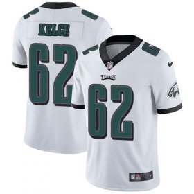 Wholesale Cheap Nike Eagles #62 Jason Kelce White Youth Stitched NFL Vapor Untouchable Limited Jersey