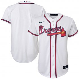 Wholesale Cheap Atlanta Braves Nike Youth Home 2020 MLB Team Jersey White