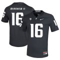 Wholesale Cheap Washington State Cougars 16 Gardner Minshew II Black College Football Jersey