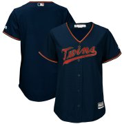 Wholesale Cheap Minnesota Twins Majestic Women's Alternate Cool Base Team Jersey Navy