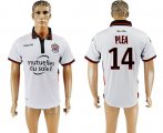 Wholesale Cheap OGC Nice #14 Plea Away Soccer Club Jersey