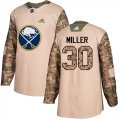 Wholesale Cheap Adidas Sabres #30 Ryan Miller Camo Authentic 2017 Veterans Day Stitched NHL Jersey