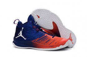 Wholesale Cheap Air Jordan Super Fly 5 X Shoes Blue/red-white