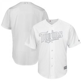 Wholesale Cheap Minnesota Twins Blank Majestic 2019 Players\' Weekend Cool Base Team Jersey White