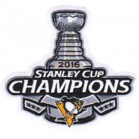 Wholesale Cheap Stitched 2016 Official NHL Stanley Cup Final Champions Pittsburgh Penguins Jersey Commemorative Patch