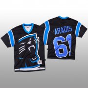 Wholesale Cheap NFL Carolina Panthers #61 Matt Paradis Black Men's Mitchell & Nell Big Face Fashion Limited NFL Jersey