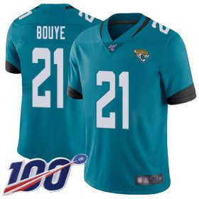 Wholesale Cheap Nike Jaguars #21 A.J. Bouye Teal Green Alternate Men\'s Stitched NFL 100th Season Vapor Limited Jersey