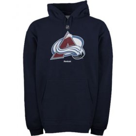 Wholesale Cheap Reebok Colorado Avalanche Primary Logo Pullover Hoodie Steel Blue