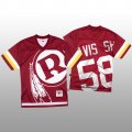 Wholesale Cheap NFL Washington Redskins #58 Thomas Davis Sr. Red Men's Mitchell & Nell Big Face Fashion Limited NFL Jersey