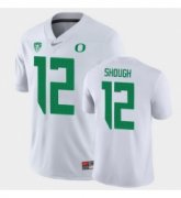 Wholesale Cheap Men Oregon Ducks Tyler Shough Game White College Football Jersey