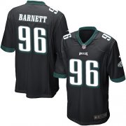 Wholesale Cheap Nike Eagles #96 Derek Barnett Black Alternate Youth Stitched NFL New Elite Jersey