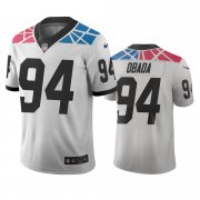 Wholesale Cheap Carolina Panthers #94 Efe Obada White Vapor Limited City Edition NFL Jersey