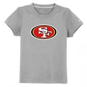 Wholesale Cheap San Francisco 49ers Sideline Legend Authentic Logo Youth T-Shirt Grey