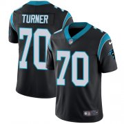 Wholesale Cheap Nike Panthers #70 Trai Turner Black Team Color Men's Stitched NFL Vapor Untouchable Limited Jersey