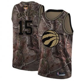 Wholesale Cheap Raptors #15 Vince Carter Camo 2019 Finals Bound Basketball Swingman Realtree Collection Jersey