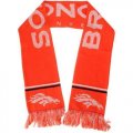 Wholesale Cheap Denver Broncos Ladies Metallic Thread Scarf Orange