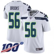 Wholesale Cheap Nike Seahawks #56 Jordyn Brooks White Men's Stitched NFL 100th Season Vapor Untouchable Limited Jersey