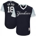 Wholesale Cheap Yankees #18 Didi Gregorius Navy 