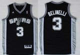 Wholesale Cheap San Antonio Spurs #3 Marco Belinelli Revolution 30 Swingman Black Jersey