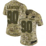 Wholesale Cheap Nike Bills #90 Shaq Lawson Camo Women's Stitched NFL Limited 2018 Salute to Service Jersey