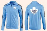 Wholesale Cheap NHL Toronto Maple Leafs Zip Jackets Light Blue