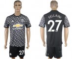 Wholesale Cheap Manchester United #27 Fellaini Black Soccer Club Jersey