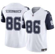 Cheap Men's Dallas Cowboys #86 Luke Schoonmaker White 2023 F.U.S.E Vapor Untouchable Limited Stitched Football Jersey