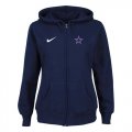 Wholesale Cheap Nike Dallas Cowboys Ladies Tailgater Full Zip Hoodie Blue