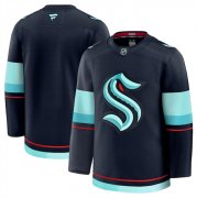 Men's Seattle Kraken Blank Navy 2024-25 Home Stitched Hockey Jersey